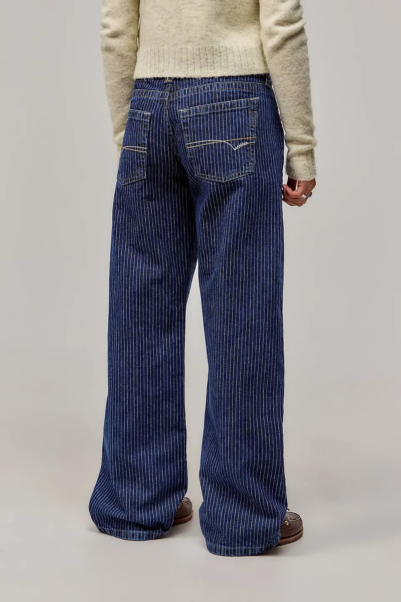 Riviera Striped Jeans