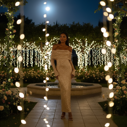 Amara – Off-Shoulder Jurk