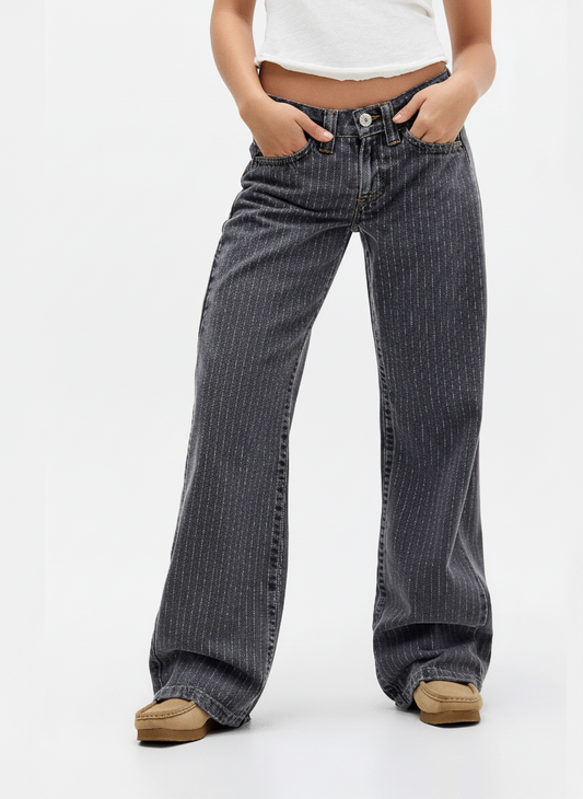 Riviera Striped Jeans