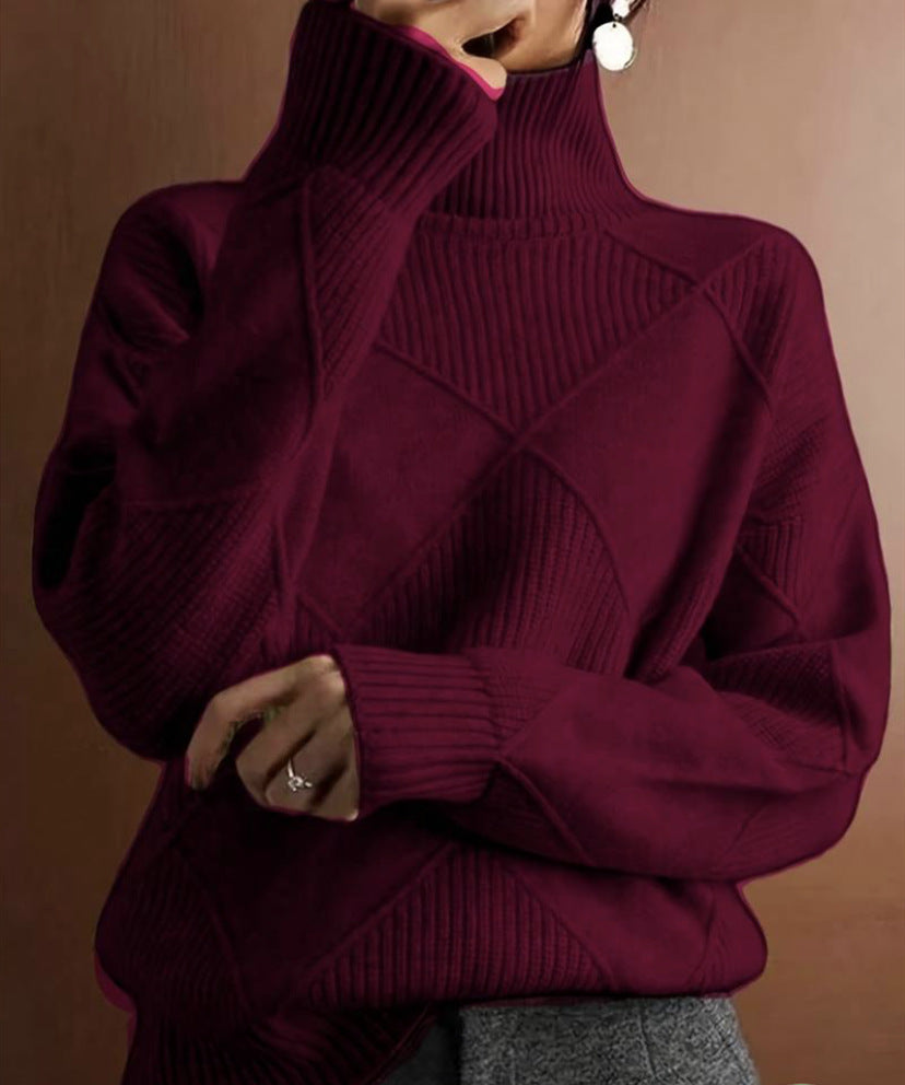 Rixa - Oversized Turtleneck Trui
